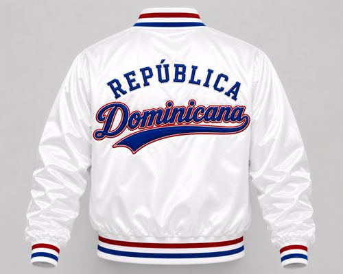 Dominican Republic Heritage Jacket - Design 1 back view