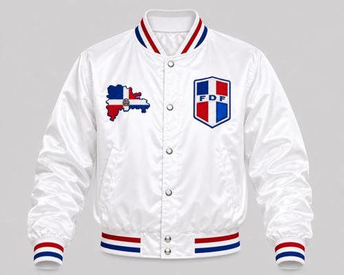 Dominican Republic Heritage Jacket - Design 1 front view