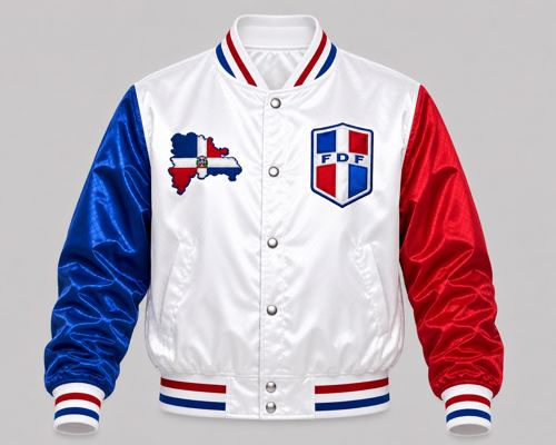 Dominican Republic Heritage Jacket - Design 2 front view