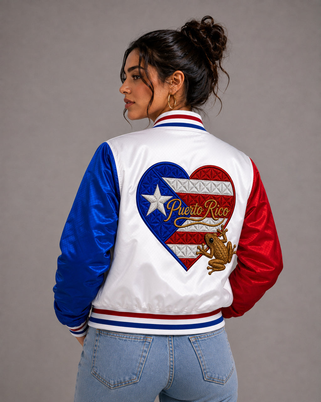Puerto Rico Heritage Jacket Design 2 back